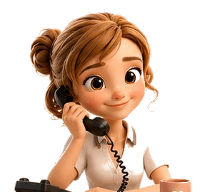 Léa répond au téléphone